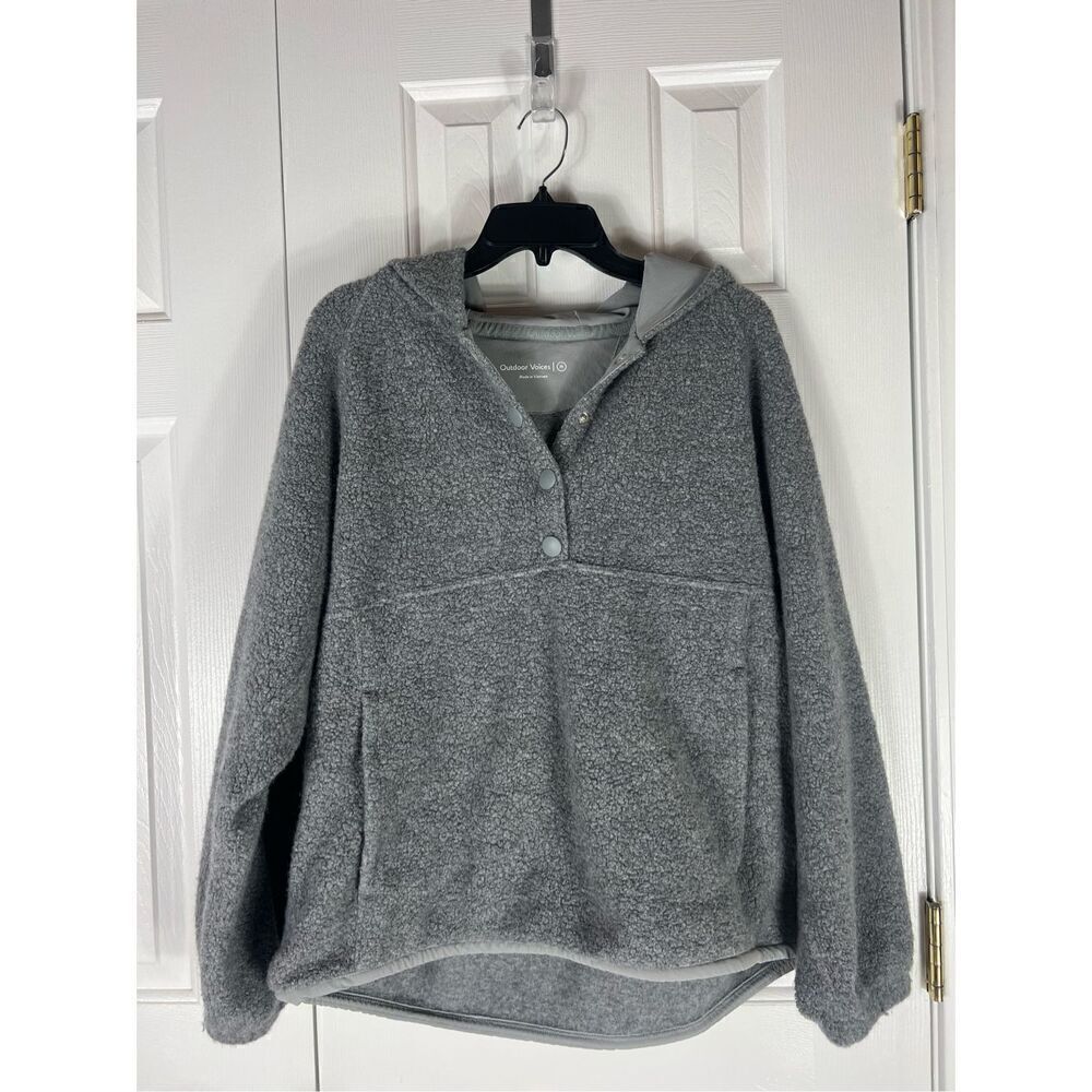 Outdoor Voices Gray Hoodie Sweatshirt
